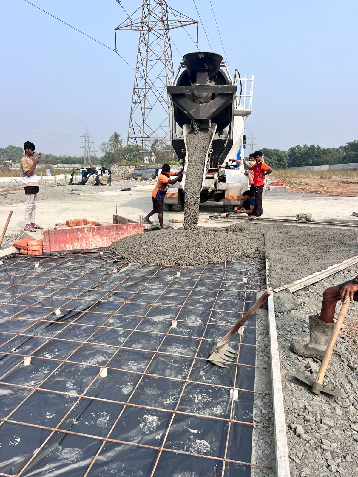 Trimix Flooring — Concrete Pour