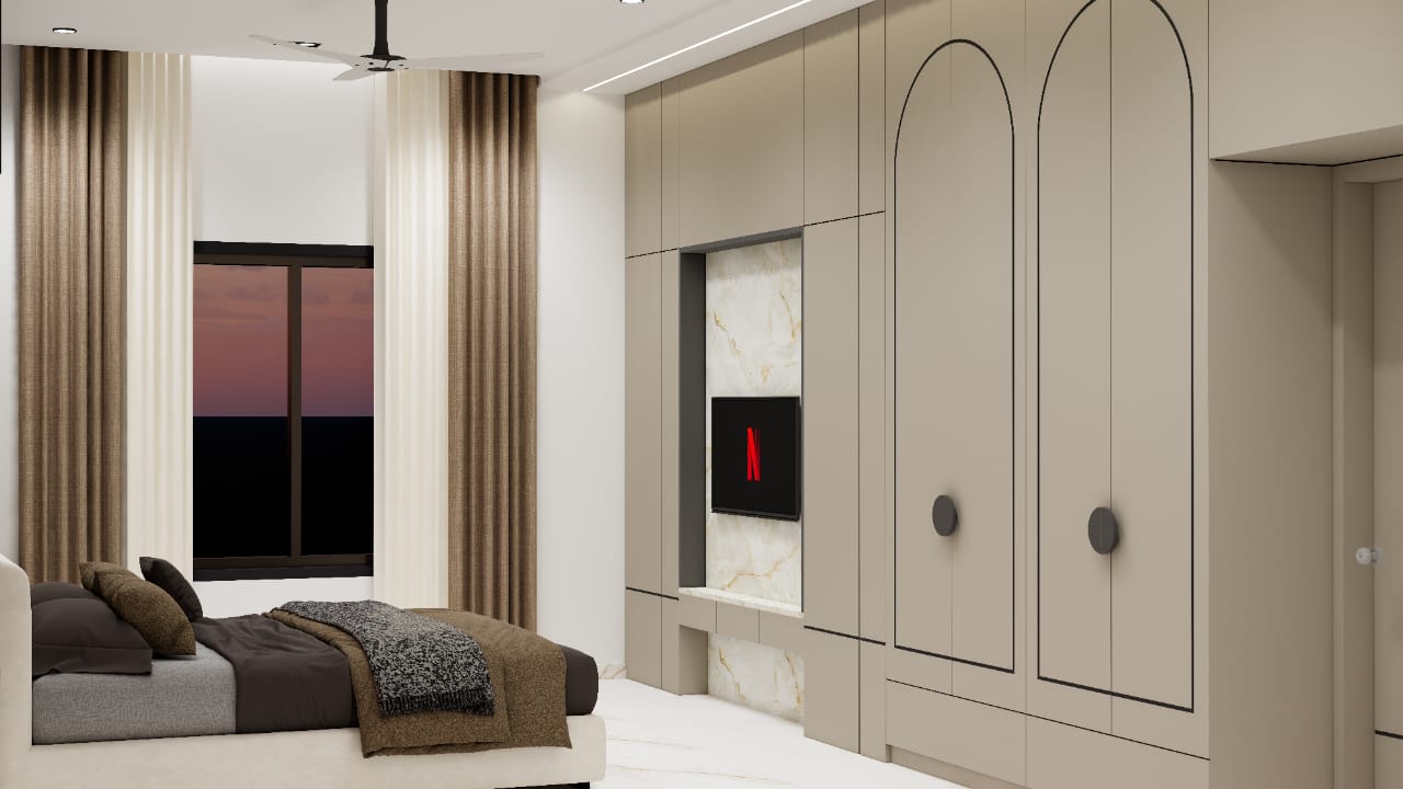 Master Bedroom TV Wall